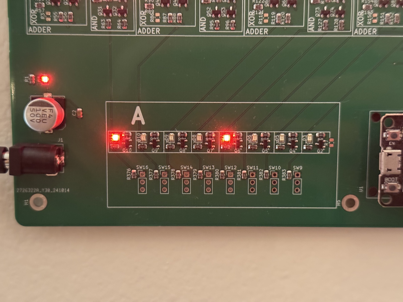 A input panel